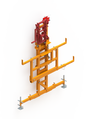 Right Base Set Assembly, Light Duty Crank Up