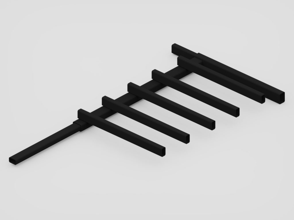 Bunk Rack Yokes with Uprights MALE - EZ Scaffold
